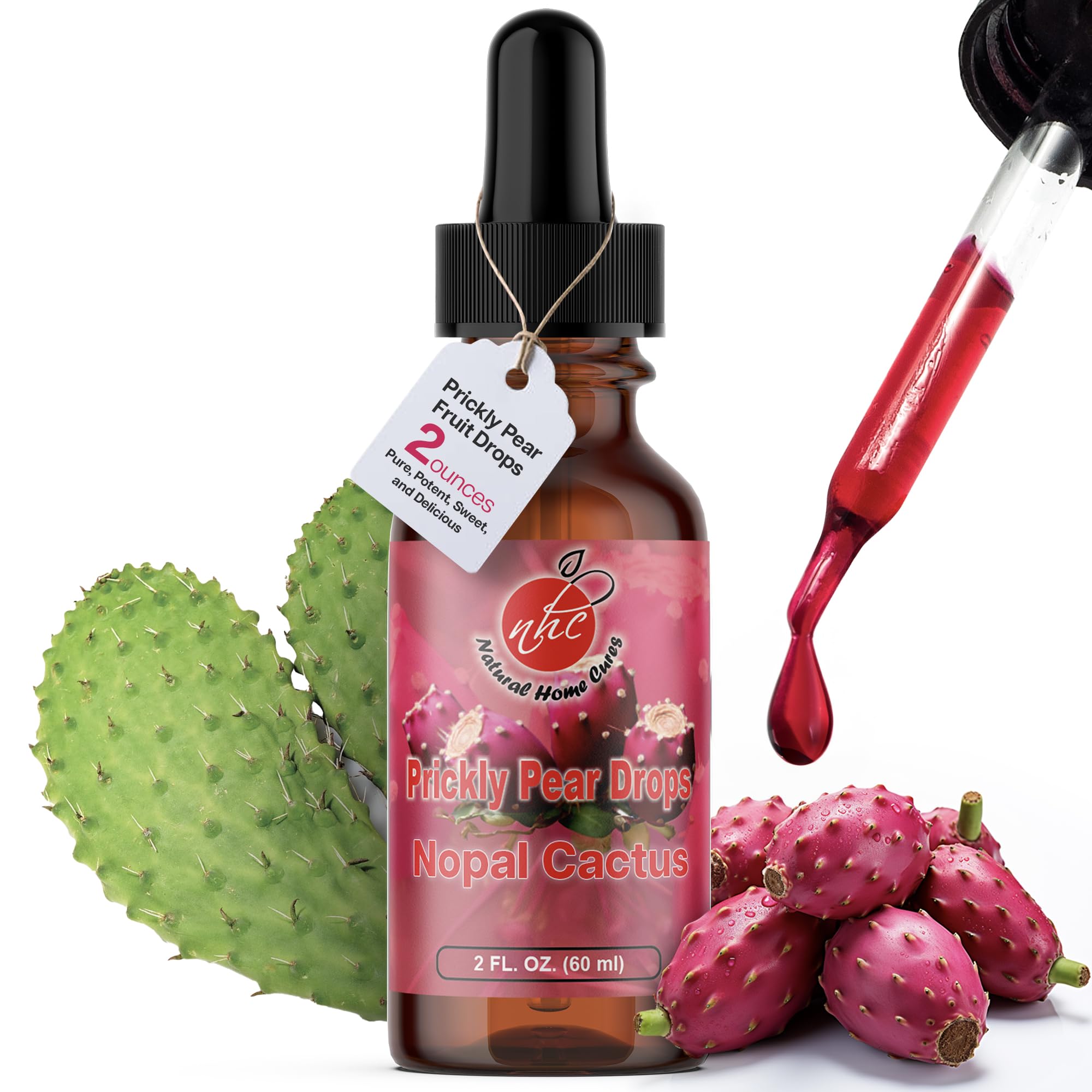 Natural Home Cures Bouteille Gouttes Figue Barbarie: soutien nutritionnel quotidien grâce à l'extrait concentré.