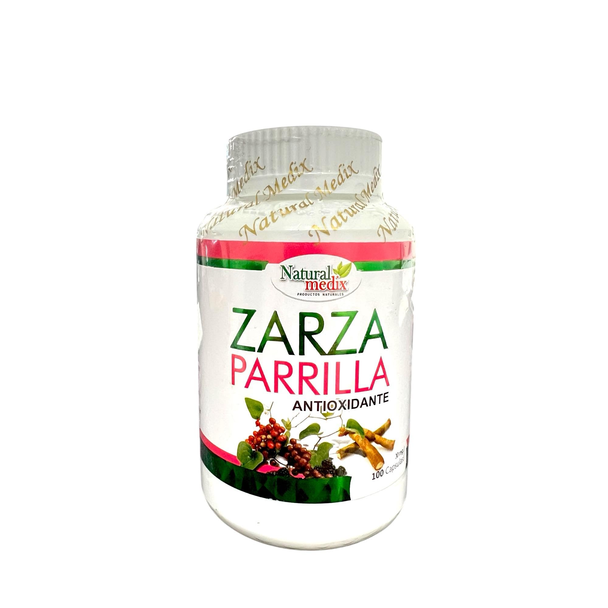 Natural Medix Zarzaparrilla – bouteille de gélules, soutien potentiel à l équilibre intérieur.