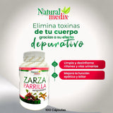 Natural Medix Zarzaparrilla – utilisation quotidienne avec hydratation et vitalité.