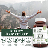 Absorption prolongée par libération lente, Natural Nutra B12.