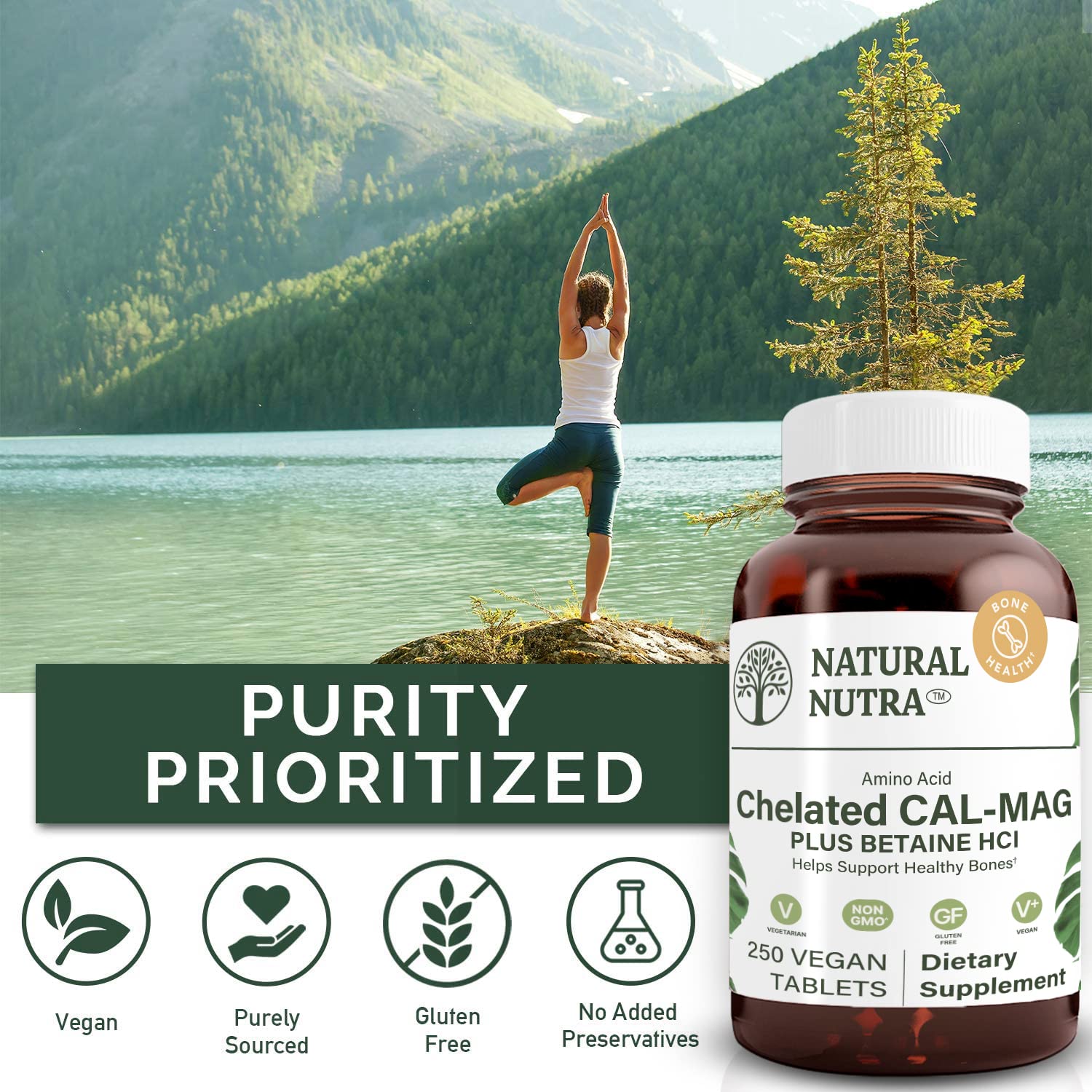 Natural Nutra chelation optimise l’absorption des minéraux.