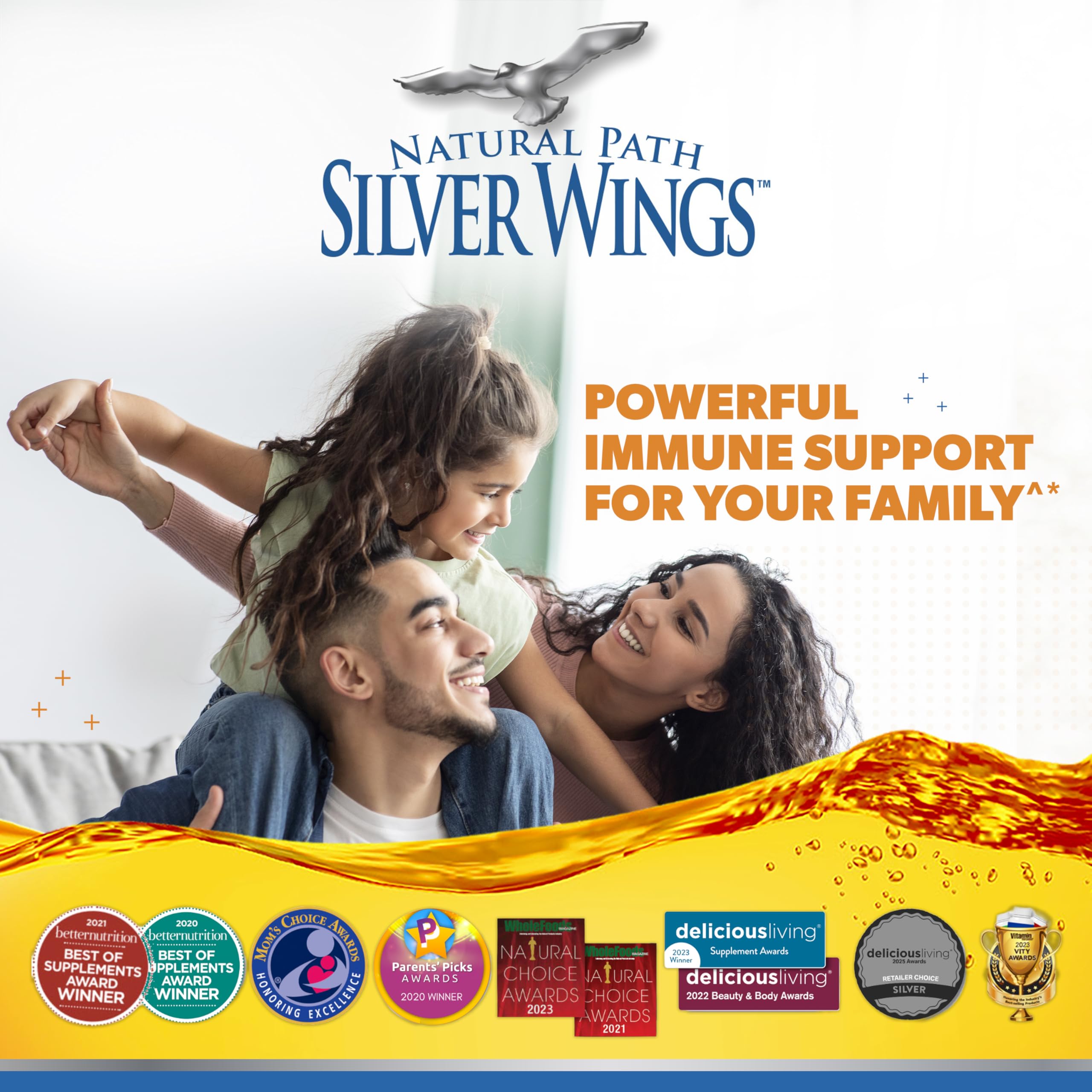 Natural Path Silver Wings emballage 1,50 oz format pratique pour la trousse.