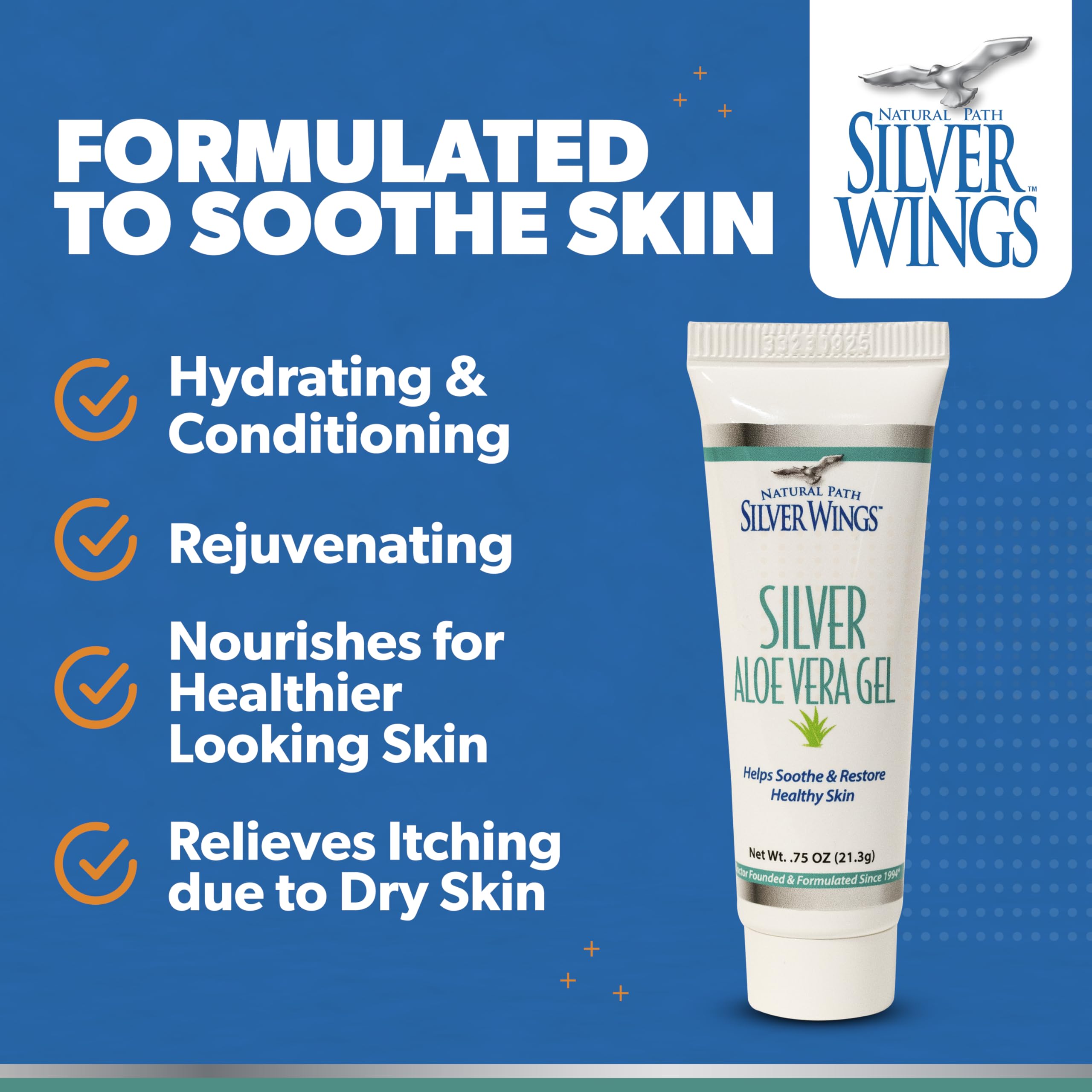 Natural Path Silver Wings – formulation 2-en-1 hydratante pour la peau.