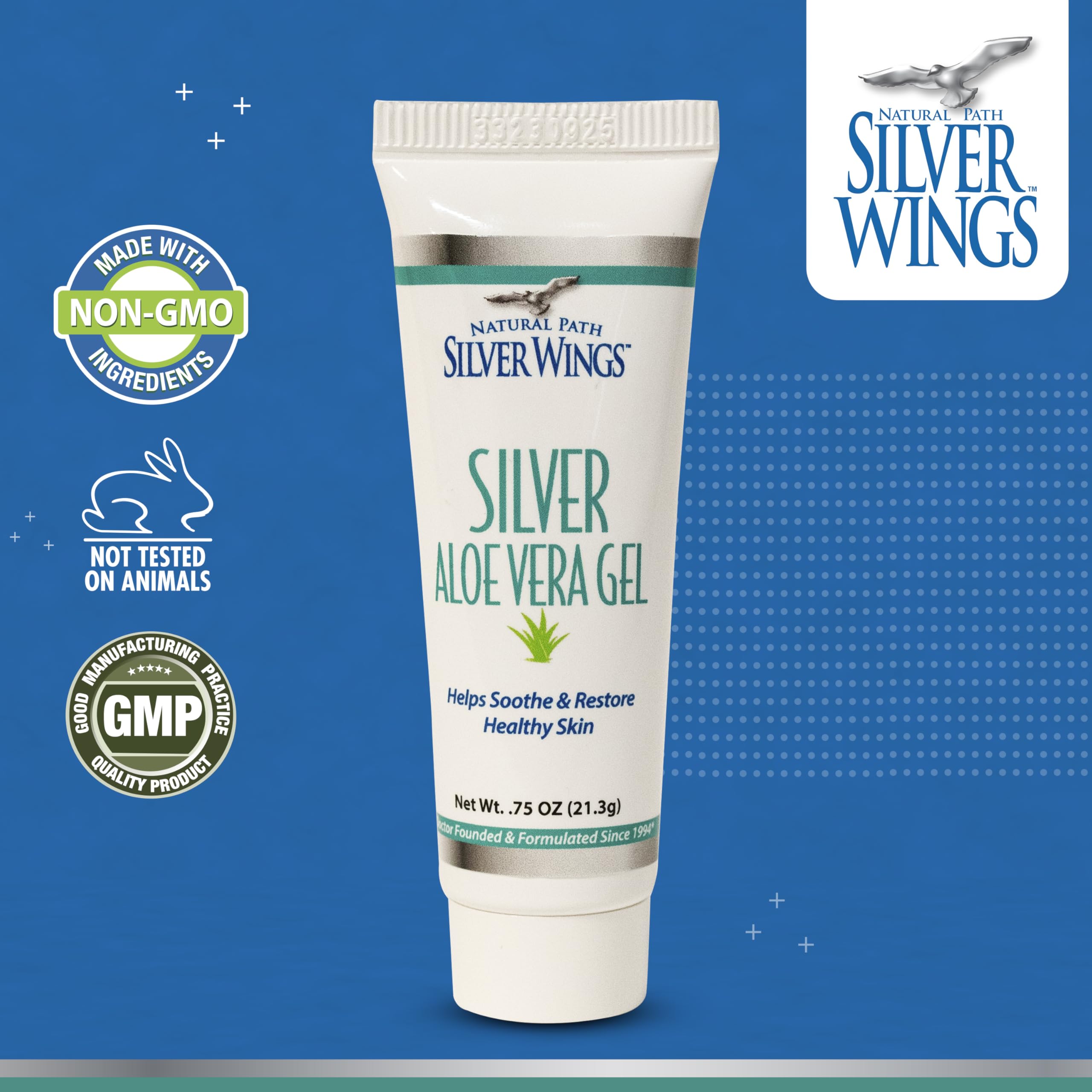 Natural Path Silver Wings – gel apaisant à l'aloe vera, texture légère.