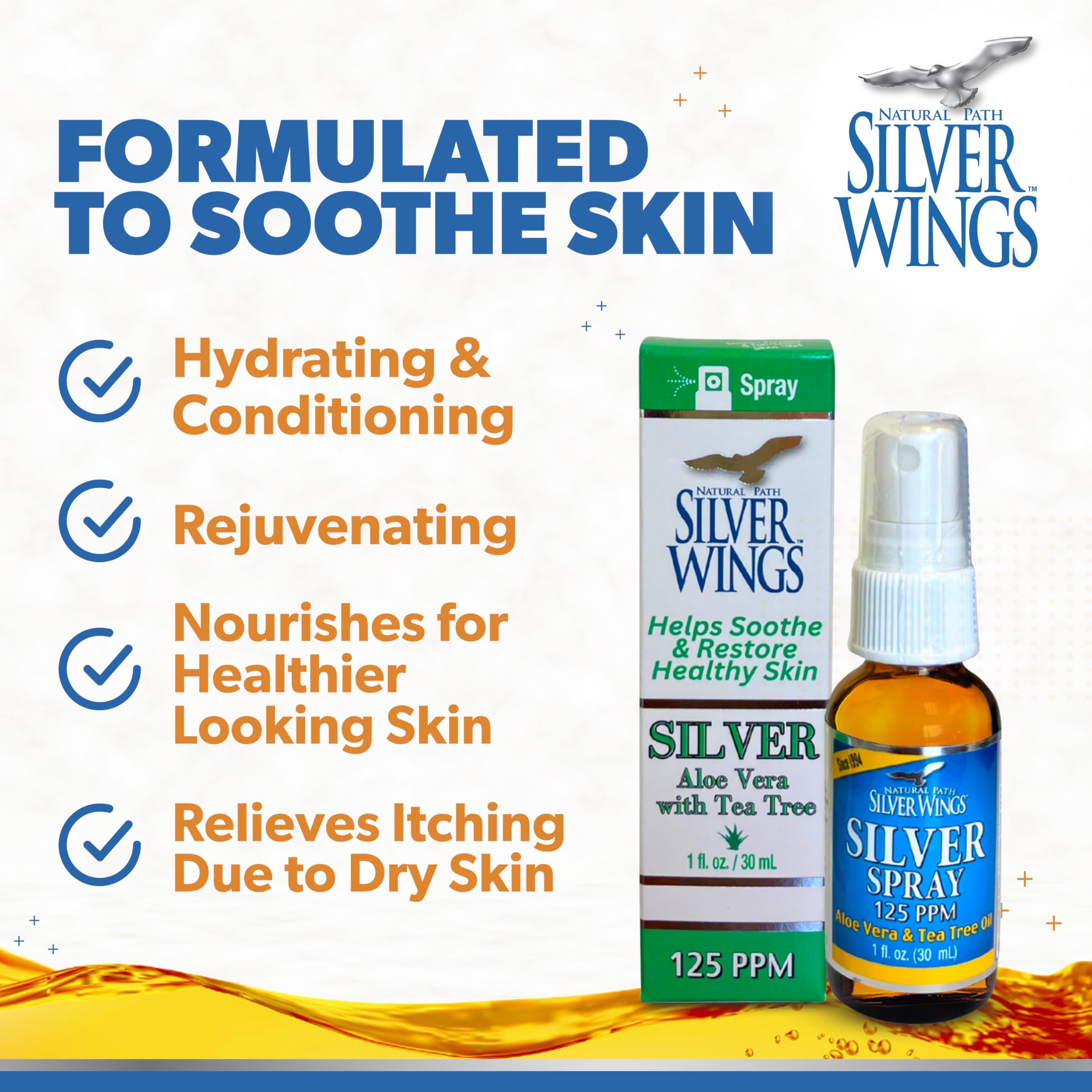 Natural Path Silver Wings 3-en-1: hydratation et nourrissement ciblés.