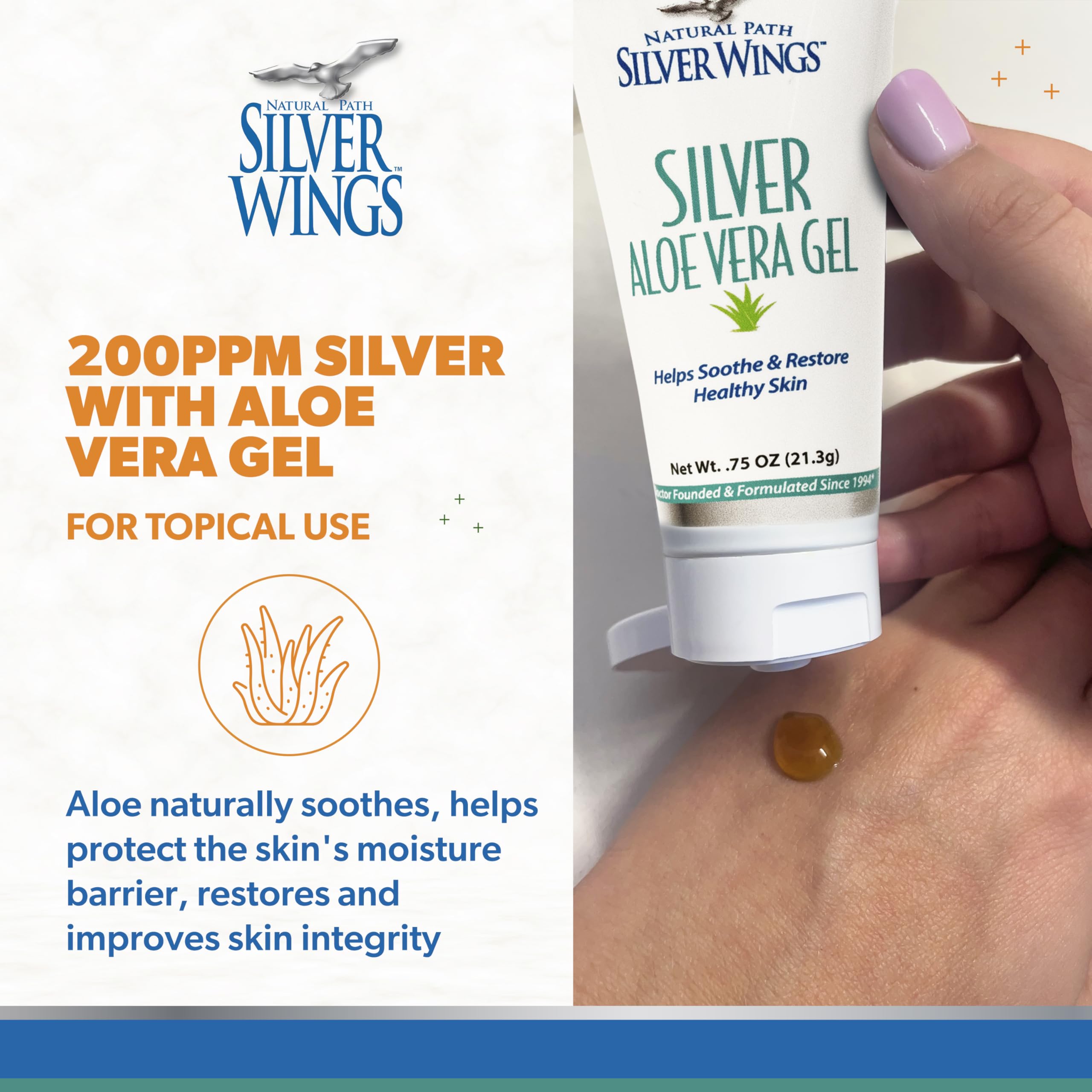 Natural Path Silver Wings – soin rapide non gras et sans picotement.