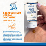 Natural Path Silver Wings texture crème soin peau veloutée et nourrissante.
