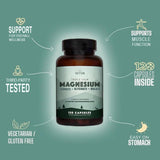 Natural Rhythm Triple Calm Magnesium – sans gluten et sans sucre ajouté.