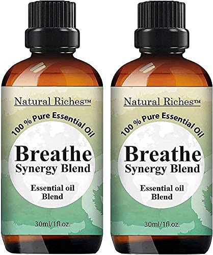 Natural Riches Breathe : flacon de mélange d'huiles pour une respiration plus fluide.