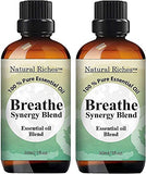 Natural Riches Breathe : flacon de mélange d'huiles pour une respiration plus fluide.
