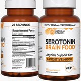 NATURAL STACKS – bouteille d'alimentation sérotonine pour le soutien d'une humeur positive.