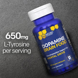 Capsules NATURAL STACKS Dopamine, faciles à avaler pour soutenir la concentration.
