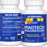 Natural Stacks MagTech en bouteille, soutien potentiel à la relaxation et au sommeil.