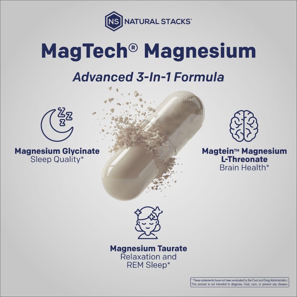 Natural Stacks MagTech, capsule sur table symbolisant routine bien-être.