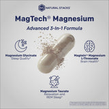 Natural Stacks MagTech, capsule sur table symbolisant routine bien-être.