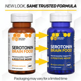Natural Stacks Serotonin Brain Food, tableau d'ingrédients avec Mg et Zn en évidence