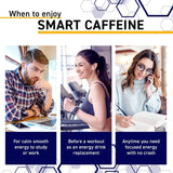 Énergie prolongée avec NATURAL STACKS Smart Caffeine et L‑théanine.