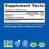 Natural Vitality CALM – mélange dans l'eau avec légère effervescence.