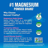 Natural Vitality CALM étiquette Non-OGM, végan et sans gluten