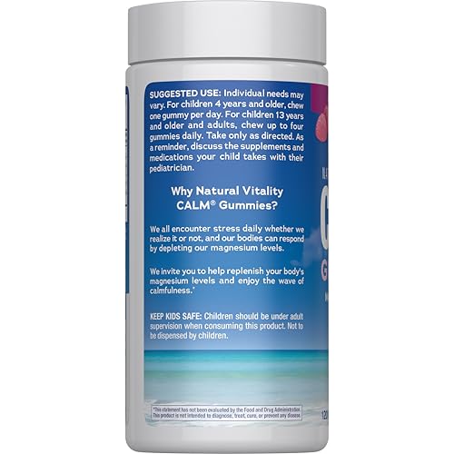 Goût framboise-citron, plaisir sensoriel avec Natural Vitality CALM.