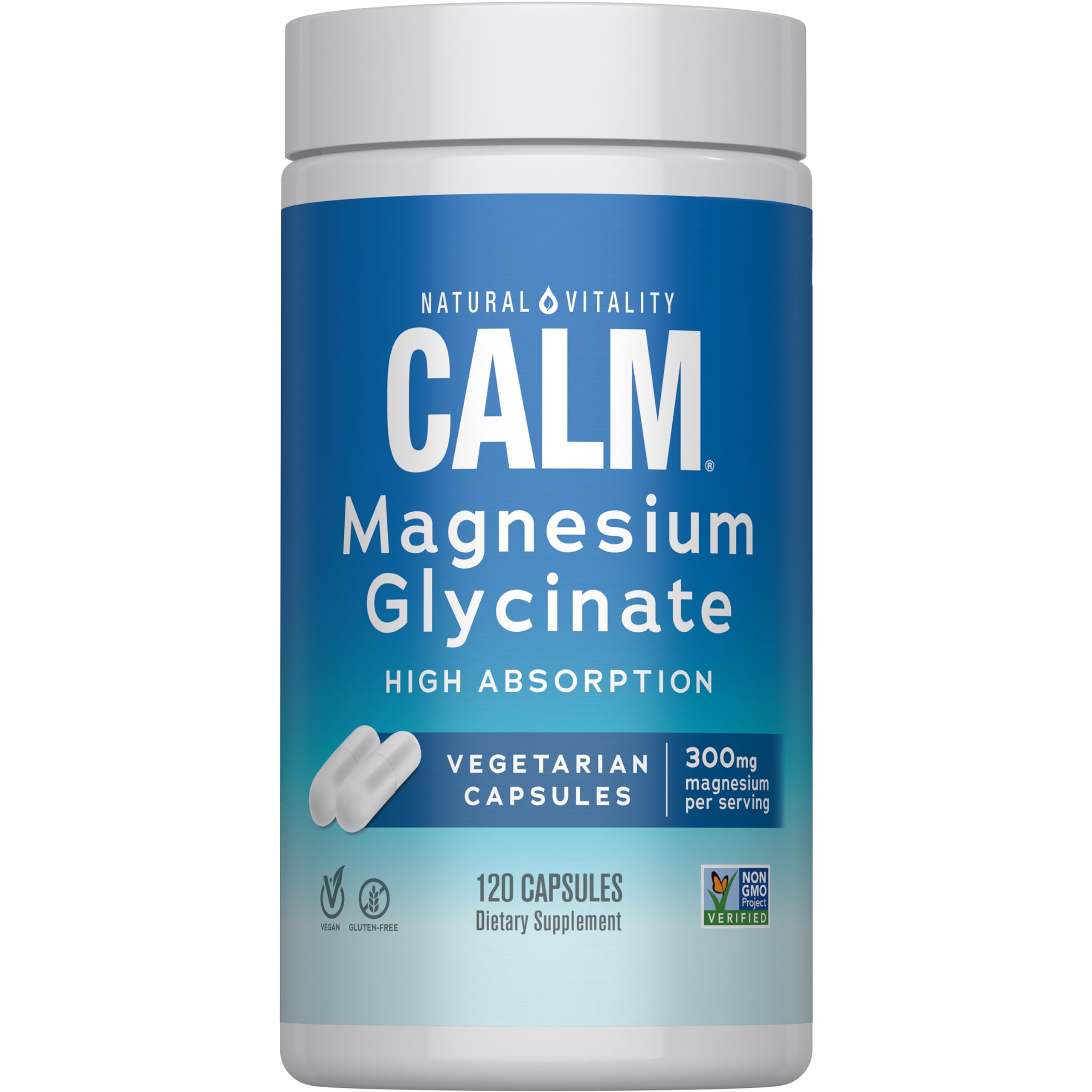 Natural Vitality Calm Magnésium – bouteille prête pour la routine détente