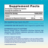 Natural Vitality Calm Magnésium – capsules faciles à avaler pour la détente
