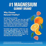 Natural Vitality Calm Magnésium Gommes texture moelleuse et agréable