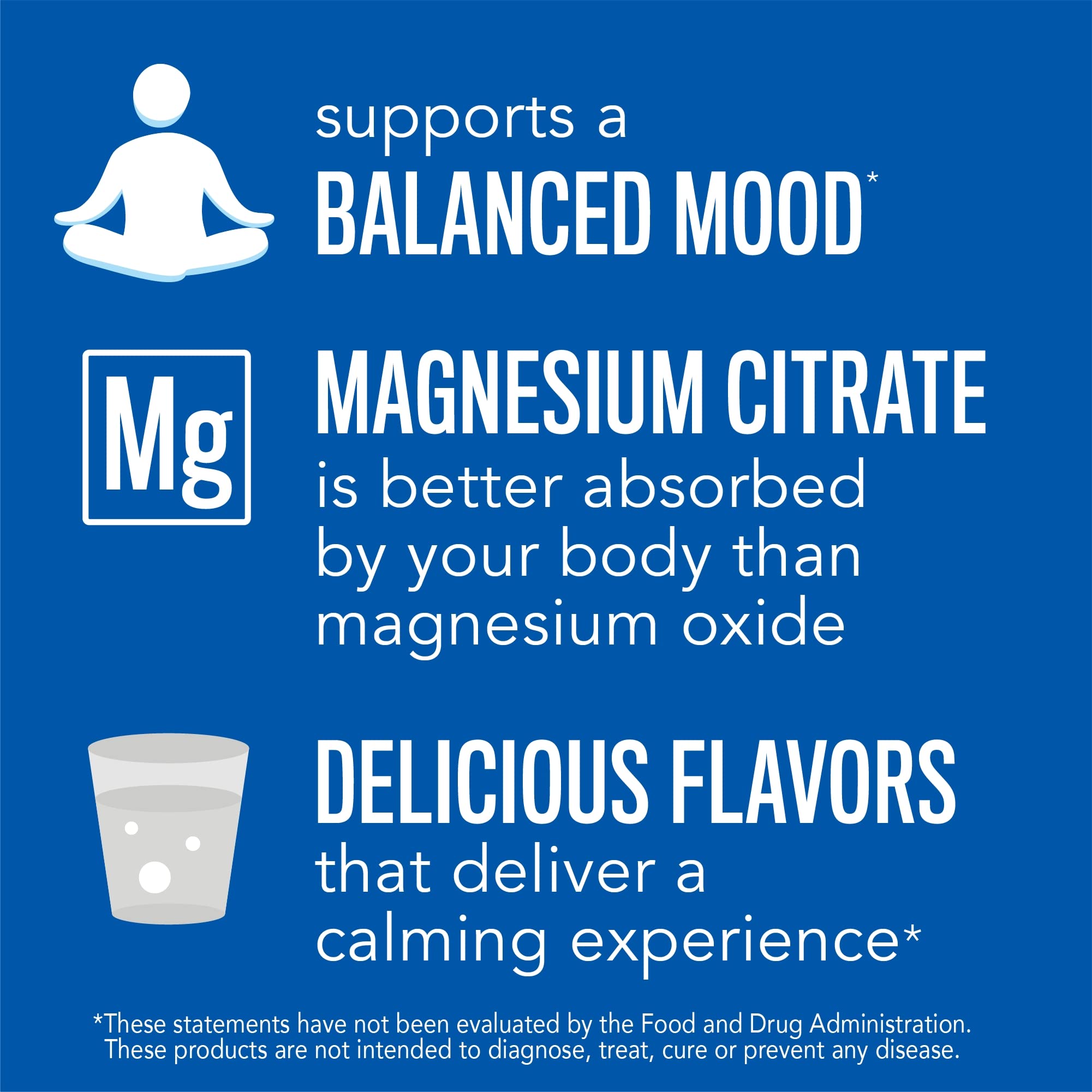 Natural Vitality CALM – verre prêt à déguster chaud ou froid.