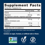 Natural Vitality Ingrédients Relaxants Magnésium – soutien doux du soir.