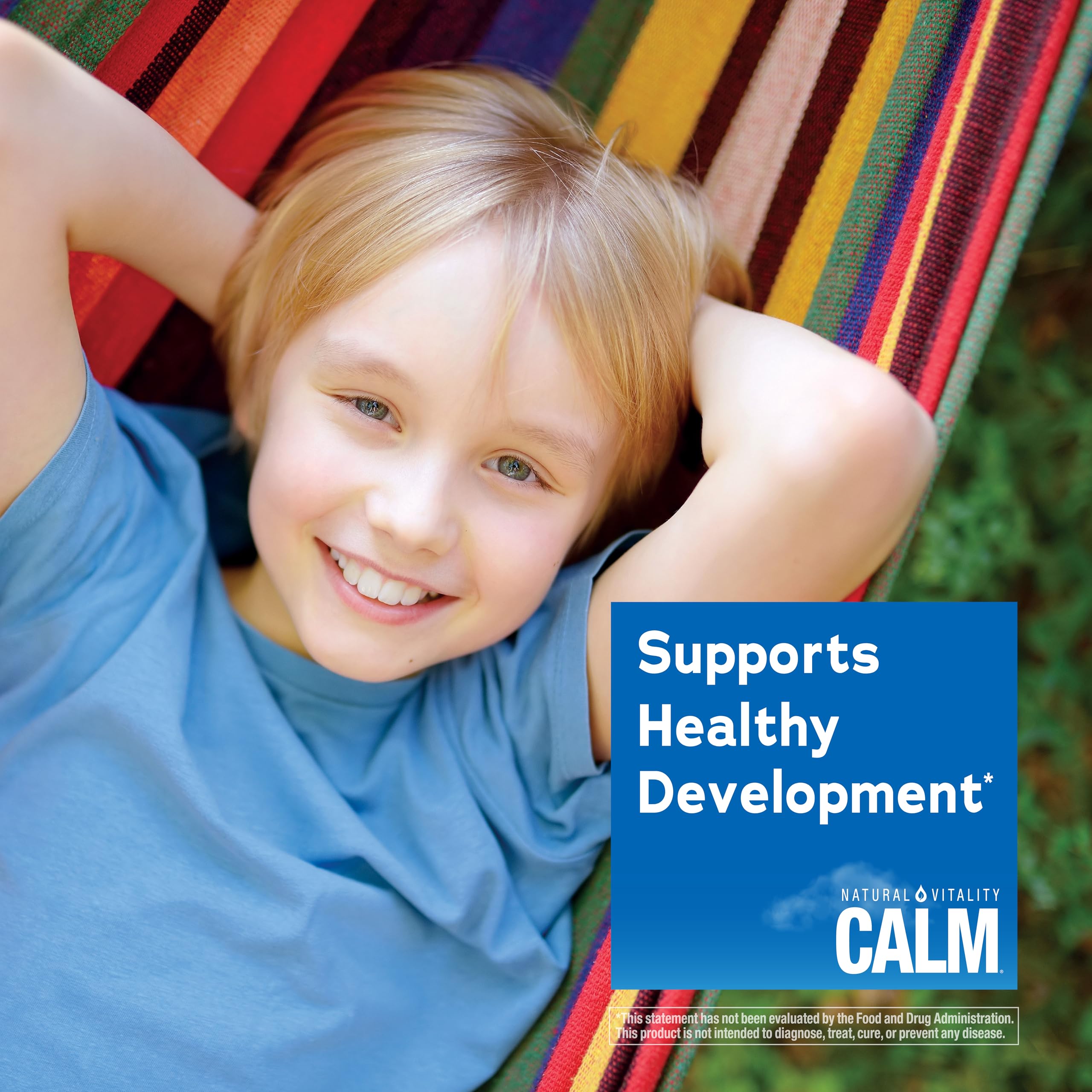 Utilisation à tout moment de Natural Vitality Kids Calm, à la maison ou en déplacement
