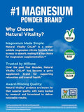 Natural Vitality MaxCalm : cuillère-doseuse facilite le dosage precis pour une routine quotidienne.