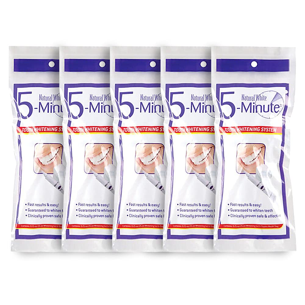 Natural White kit-blanchiment-dents-5-minutes pour un sourire plus lumineux.