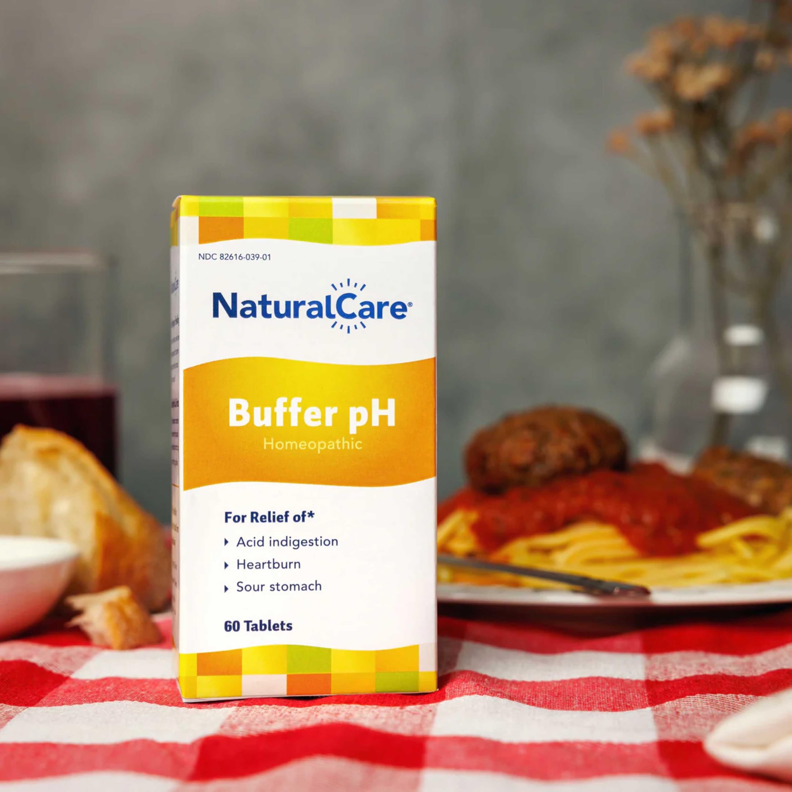 NaturalCare Buffer pH — emballage extérieur facile à reconnaître et à emporter.