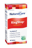 NaturalCare RingStop : étiquette visible sur le flacon, accès rapide à l’information.