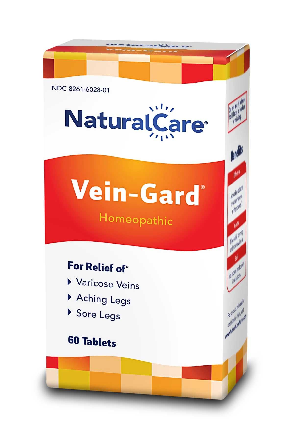 NaturalCare Vein-Gard boite ouverte prête au rangement et utilisation facile