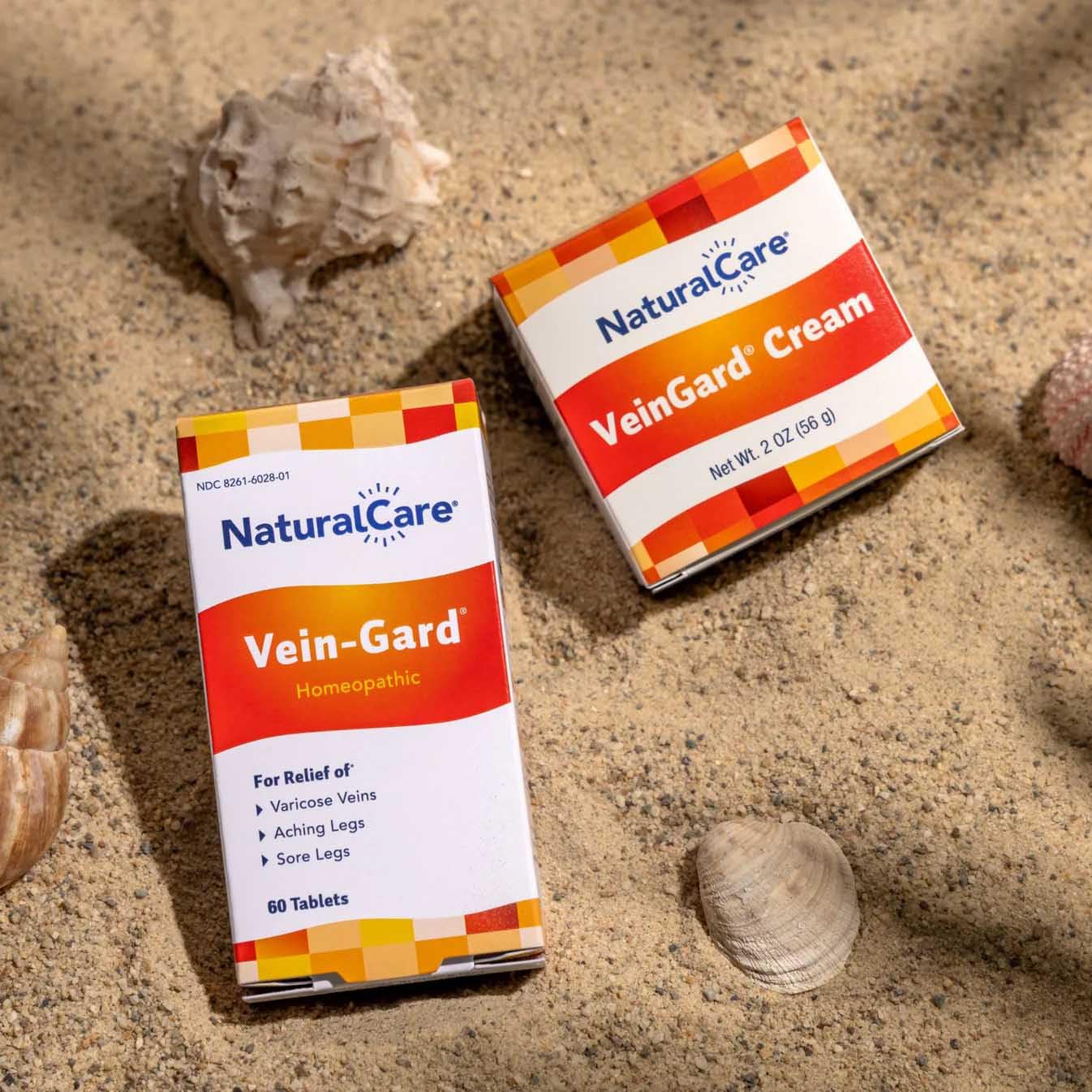 NaturalCare Vein-Gard tablettes utilisées au quotidien pour apaiser les sensations dans les jambes