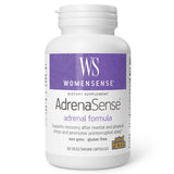 AdrenaSense de Natural Factors – bouteille recto, présentation claire du produit et du nom de la marque