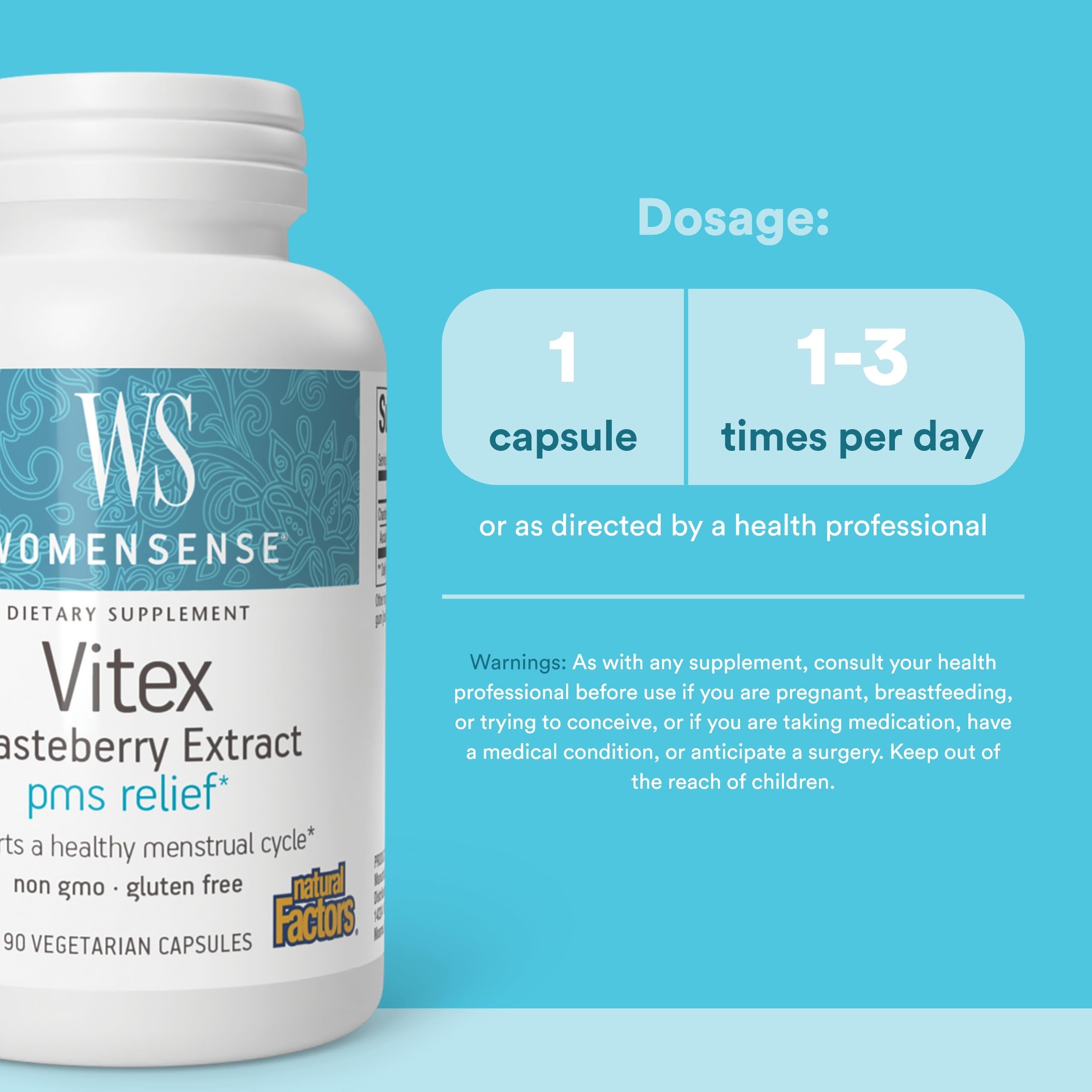 Vitex venant d’une ferme organique naturelle et durable du Natural Factors.