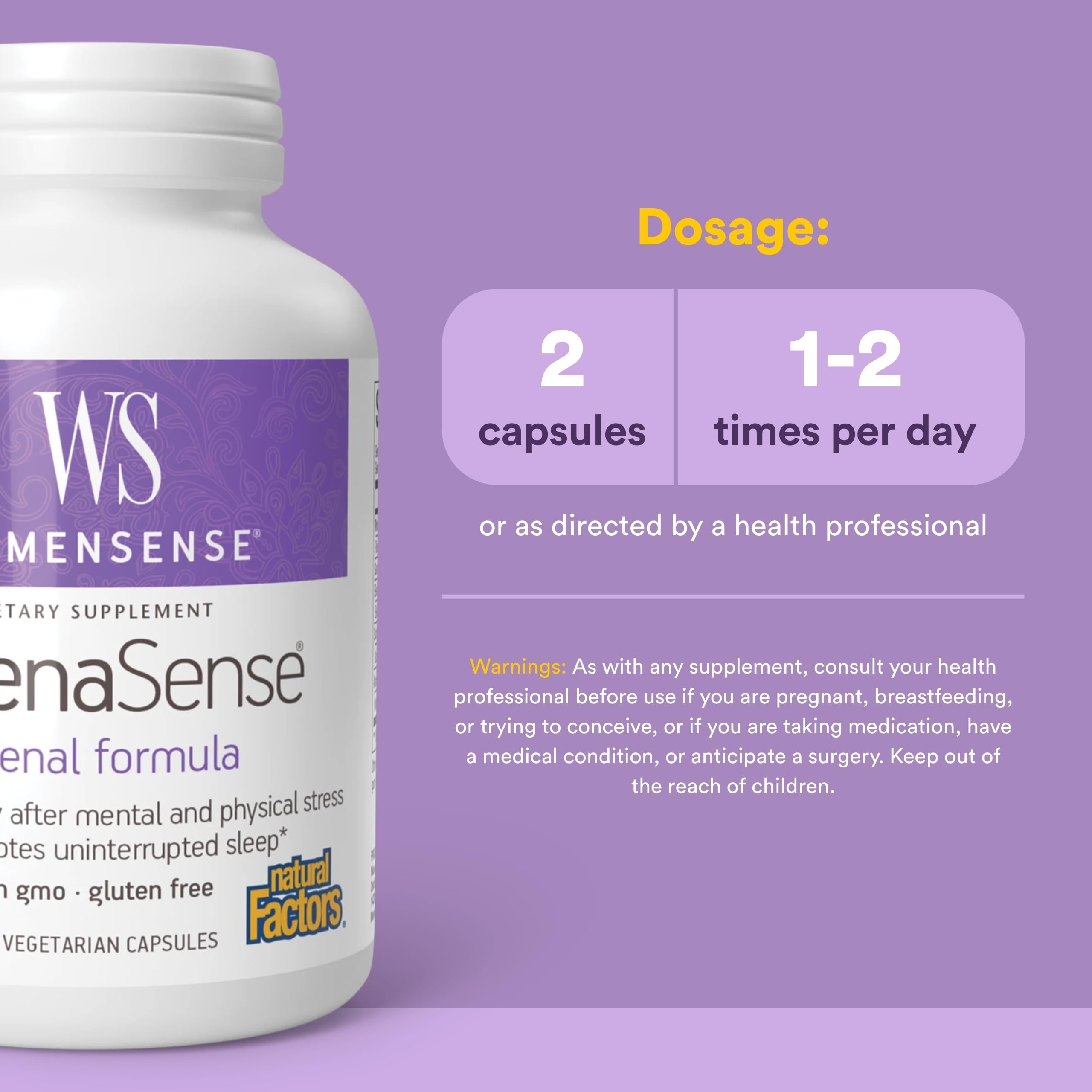 AdrenaSense mélange d herbes adaptogenes pour l équilibre du bien‑être.