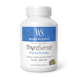 Natural Factors WomenSense ThyroSense: la bouteille et capsules, soutien potentiel pour l'énergie.