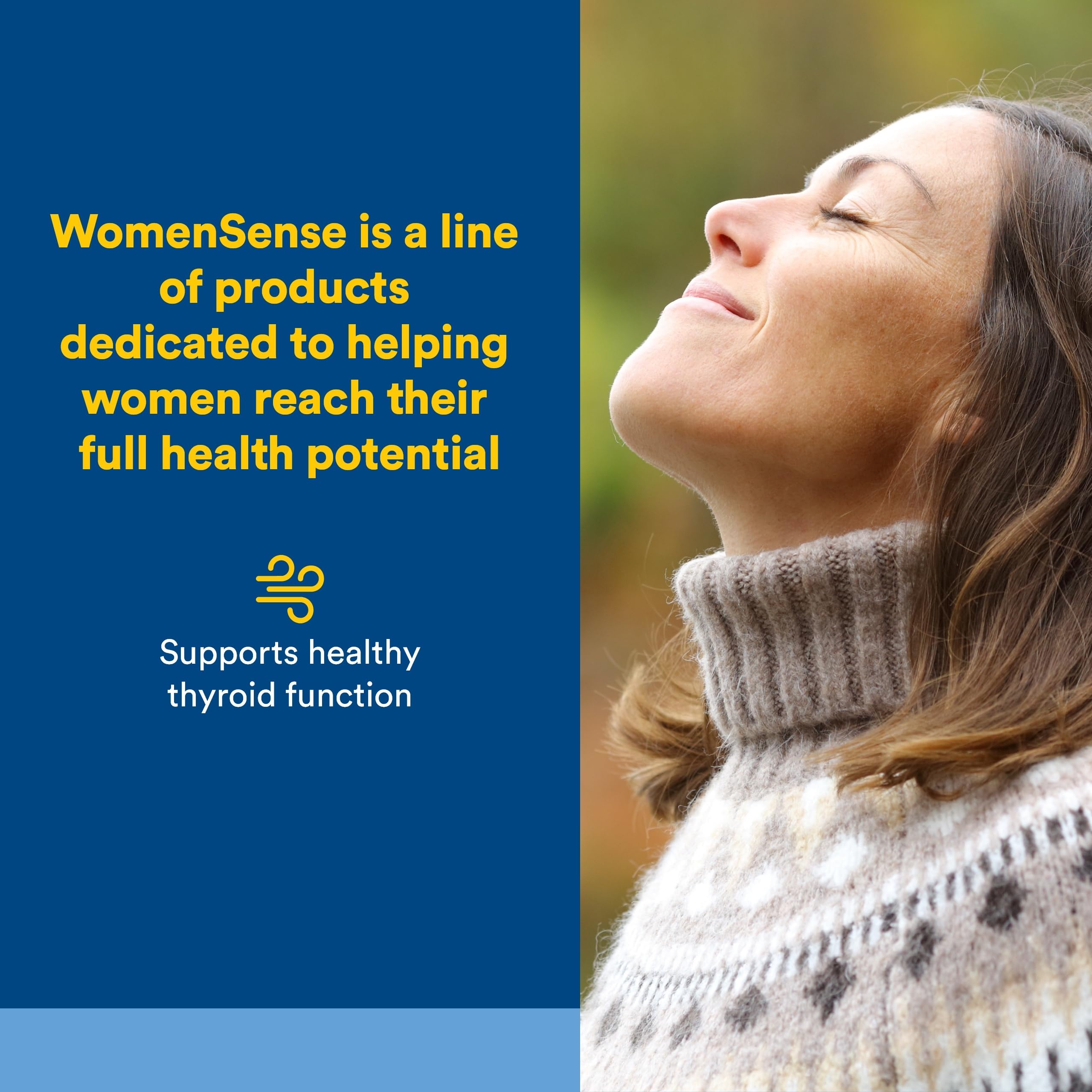 Natural Factors WomenSense ThyroSense: capsules prêtes à être prises, soutien possible au métabolisme.