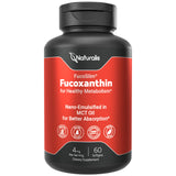Naturalis Fucoxanthine 4 mg - bouteille prête à une routine quotidienne pratique.