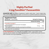 Naturalis Fucoxanthine 4 mg - étiquette lisible et traçabilité naturelle.