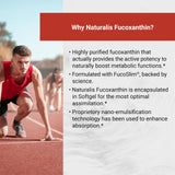 Naturalis Fucoxanthine 4 mg - nanoémulsion pour meilleure absorption potentielle.