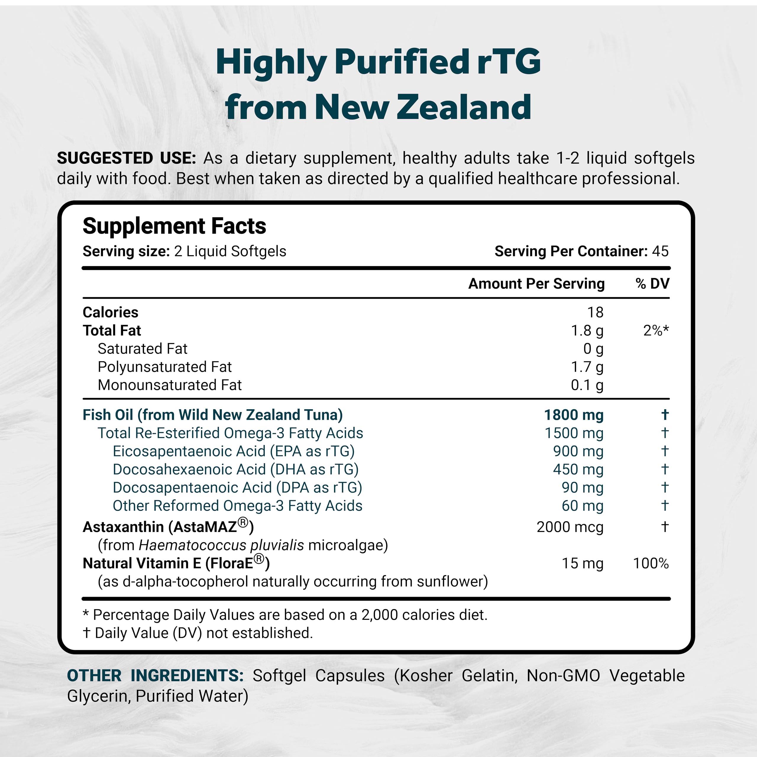 Boîte Naturalis Omega-3 et gélules visibles, absorption potentielle rapide grâce à la forme rTG.