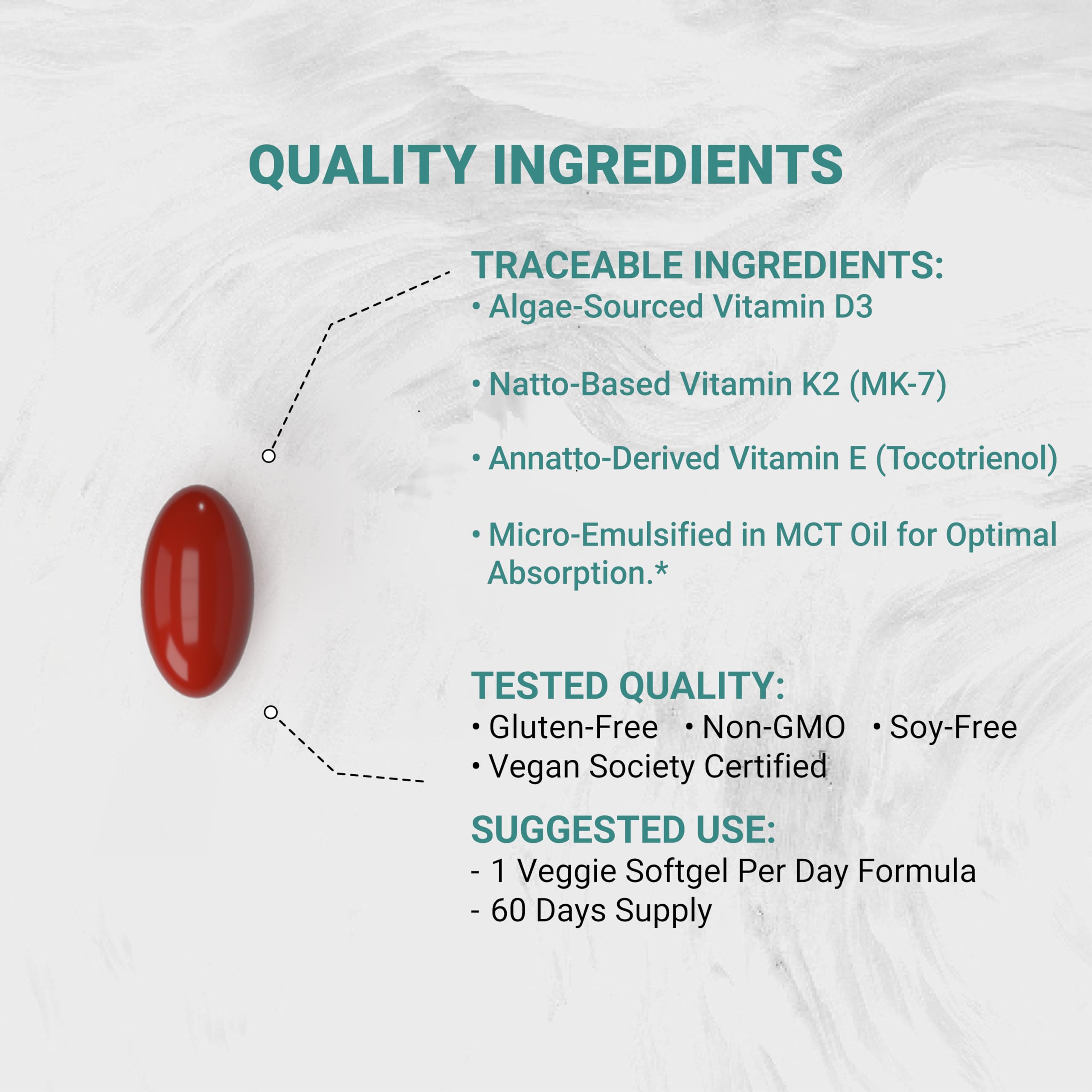 Naturalis tocotrienol 50 mg – flacon riche pour l’équilibre des nutriments liposolubles