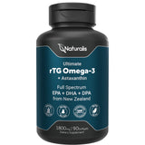 Gélules Naturalis Ultimate Omega-3 dans le flacon, apport potentiel en oméga-3.