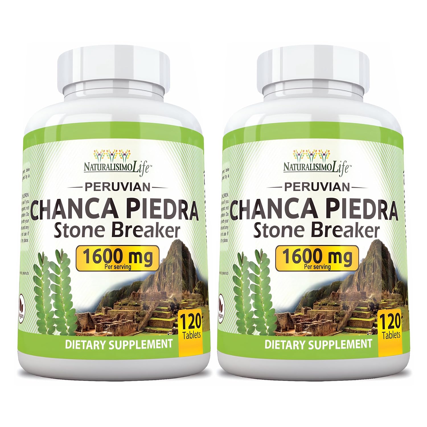 NaturalisimoLife Chanca Piedra, bouteille avec comprimés, présentation pratique pour une routine naturelle.