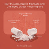 NaturaLife Labs D-Mannose – capsules, ingrédients purs, sans additifs
