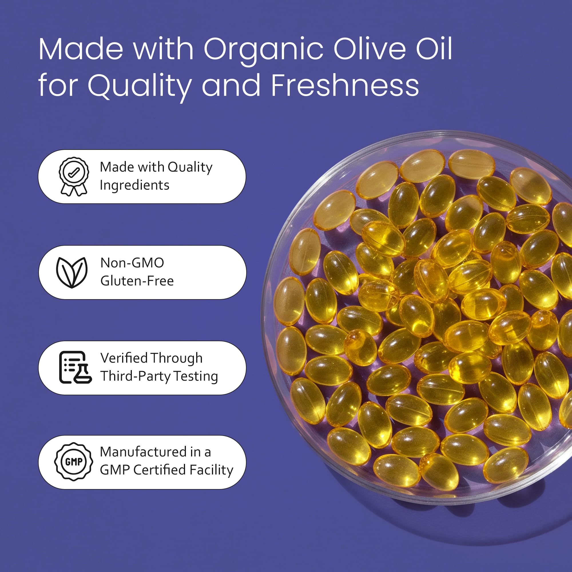 Extrait concentré de bulbe d’ail NaturaLife Labs avec huile d’olive biologique.